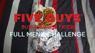 Five Guys Full Menu Challenge