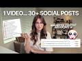 Content Repurposing Tutorial: How I Turn 1 Piece of Content into 30+ Using Poppy AI
