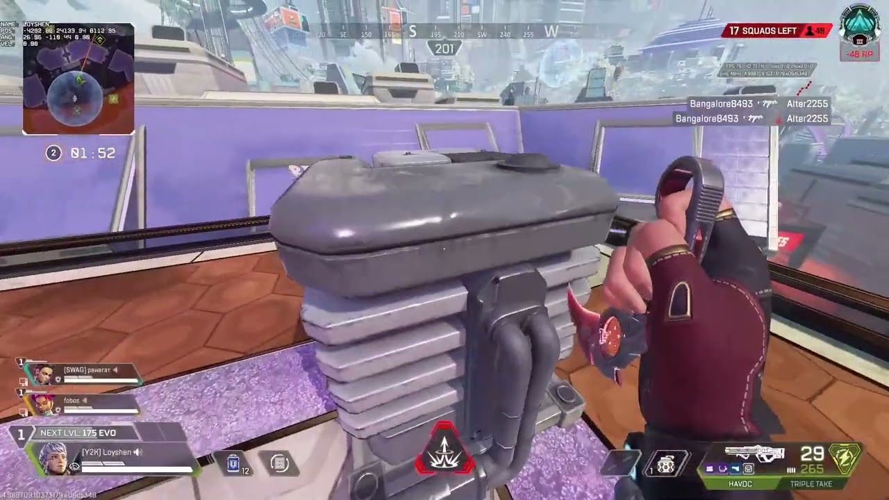 Apex Legends Loyshen + ренегат + fobos = Top4