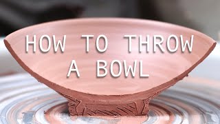How to Throw a Pottery Bowl - A Beginner's Guide