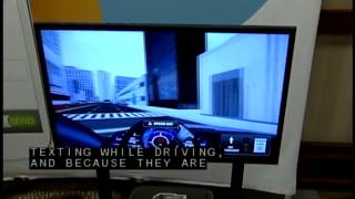 Simulator shows teens dangers of texing and driving