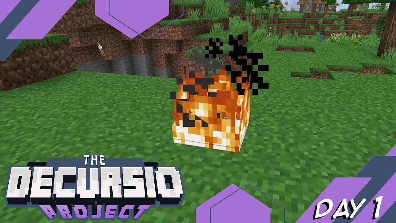 [Minecraft] The DeCursio Project | Day 1! - YouTube