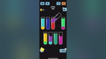 Water Color Sort Level 980 #satisfying #game #viral #youtubeindia