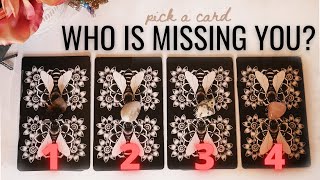 WHO MISSES YOU RIGHT NOW? | PICK A CARD | Timeless Tarot Reading with Letters