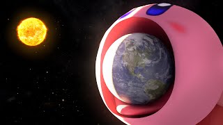 Kirby eats the world! 🍄🌎