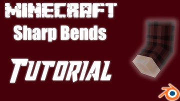 How to make a sharp bend for minecraft rigs [Blender]