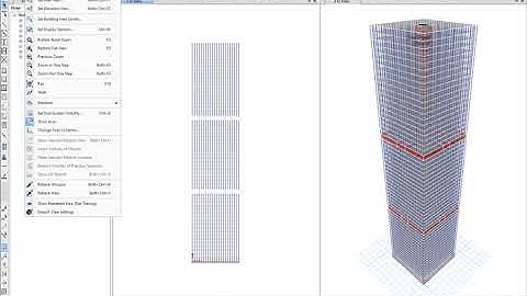 Tall Buildings Tube Structures Lateral Analysis Using ETABS