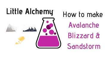 Little Alchemy-How To Make Avalanche, Blizzard & Sandstorm Cheats & Hints