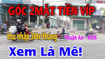 Nhà Góc 2 Mặt Tiền Víp, Kinh Doanh đa ngành nghề, thu nhập 30 triệu/ tháng. Xem là Mê #788