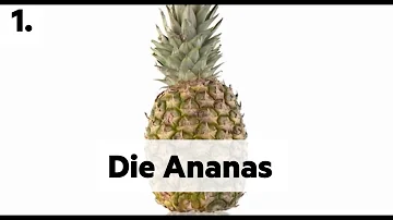 Wie nennt man die Mehrzahl von Ananas?