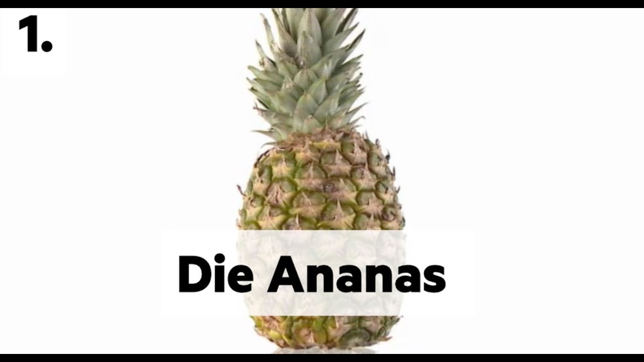 Was Ist Die Mehrzahl Von Ananas