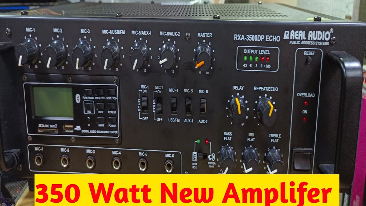 Cheapest Dj amplifier | 350 watt with Echo Dj Sound Amplifier with Price / Real Audio