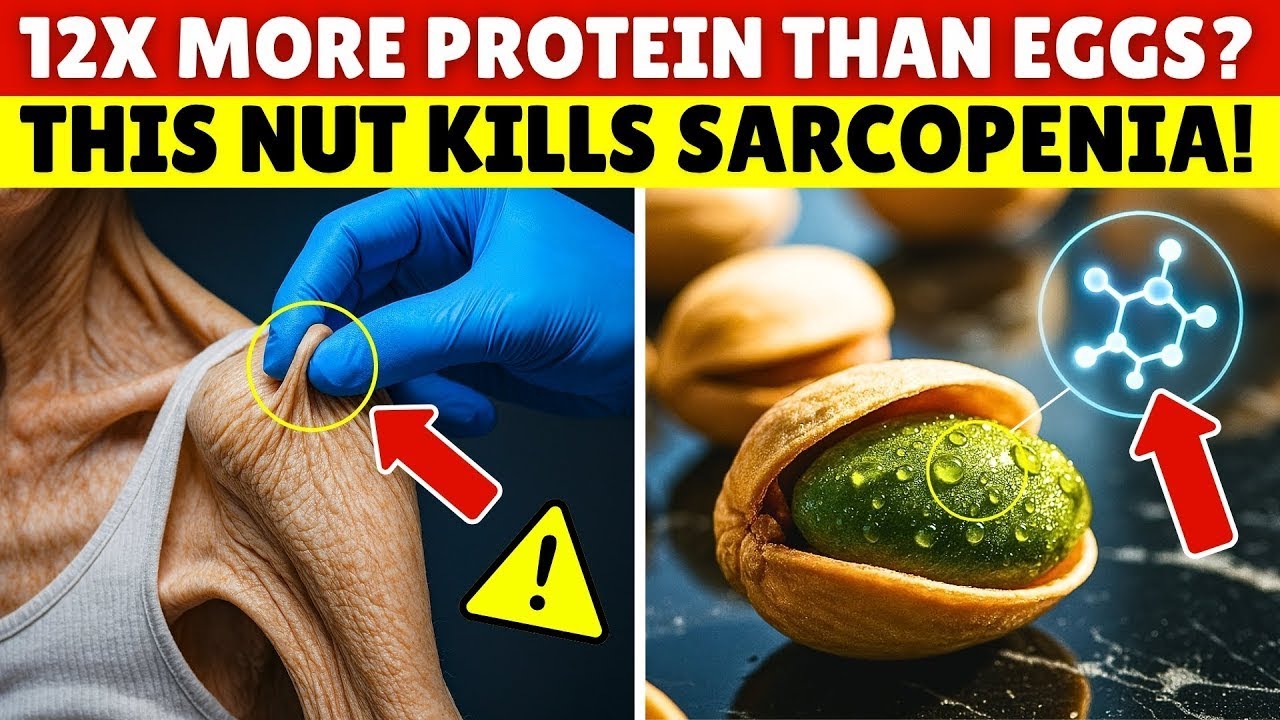 Over 70  THIS NUT Has MORE Protein Than Eggs! Fights Sarcopenia FAST   Senior Health Tips