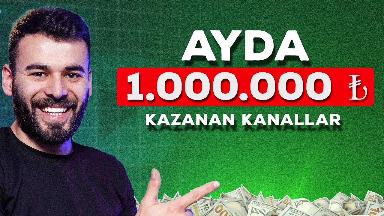 Ayda 1 MİLYON Kazanan Youtuberların Sırrı Ne? Youtuberlar Aylık Kaç Para Kazanıyor