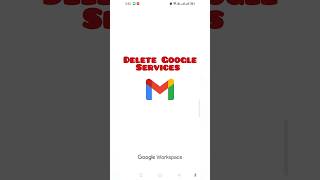 How to delete google service#google #gmail