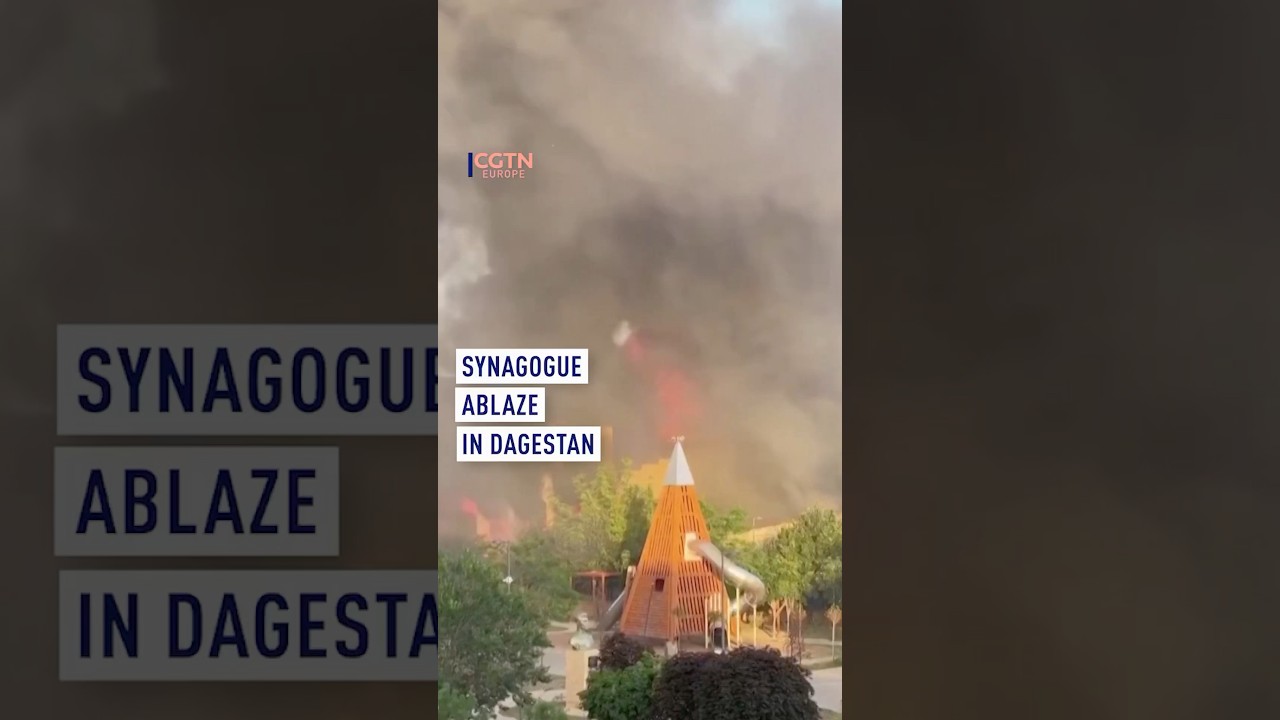 Militants set synagogue on fire in Russia’s city of Derbent in Dagestan region