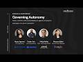 Panel: Agentic AI Governance: Policy & Control | Future of Data and AI | Agentic AI Conference
