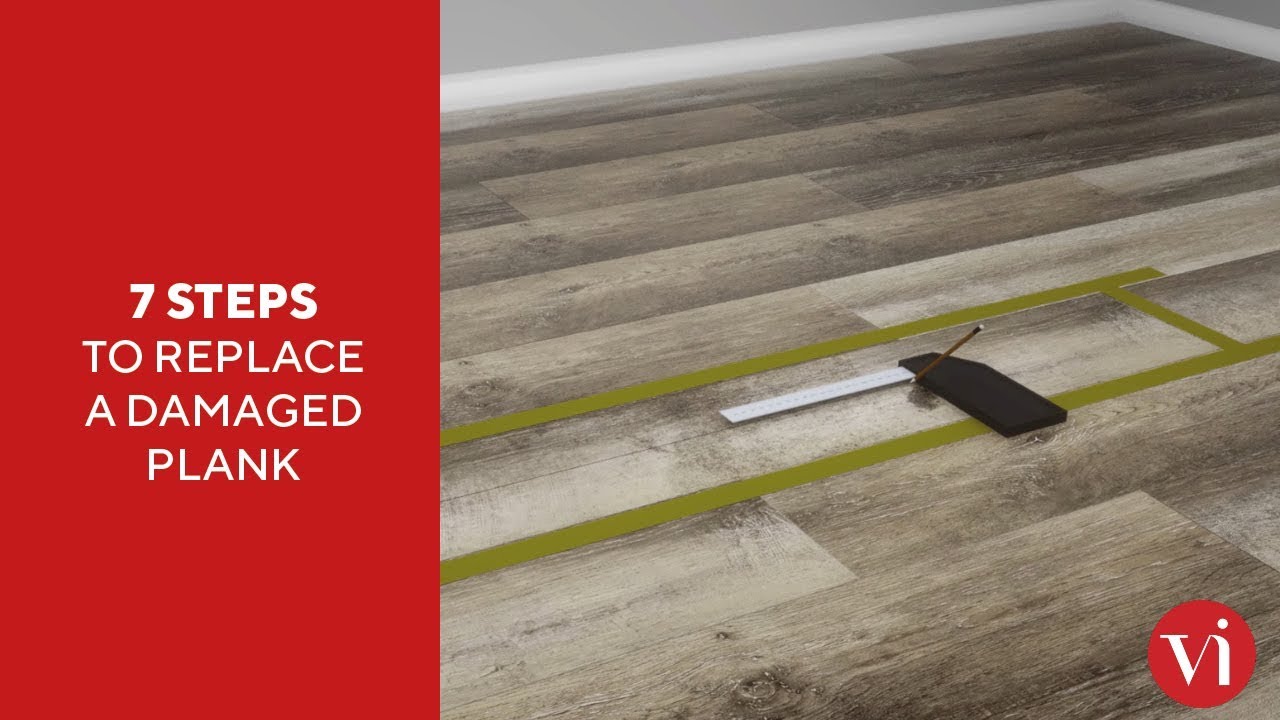 How to replace a ParquetVinyl plank? Done in 7 steps!