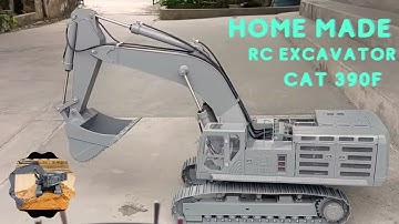 Must Watch Homemade RC Excavator from PVC | CAT 390F