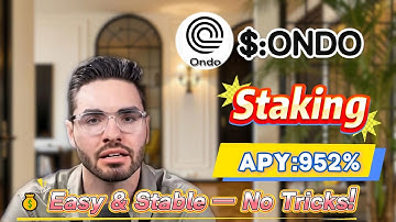 ⚡ Risk-Free Mining! Staking ONDO Earns $500/Day – 900%+ Annual Yield Verified! 🔥