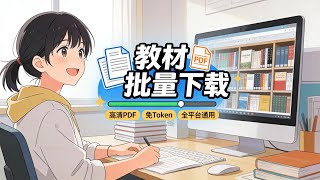 国家智慧教育平台教材下载：免Token 批量PDF导出，家长老师必备的打印版课本工具#电子课本下载 #中小学教材 #智慧教育平台 #教材PDF #打印版课本 #批量下载工具 #人教版下载 #离线阅读