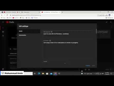 Learn to code with me Pomodoro | JavaScript | #2