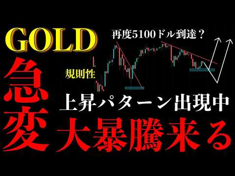 ⚠️ゴールド“大暴騰目前”。逃すと後悔する“上昇パターン”出現【XAUUSD分析】