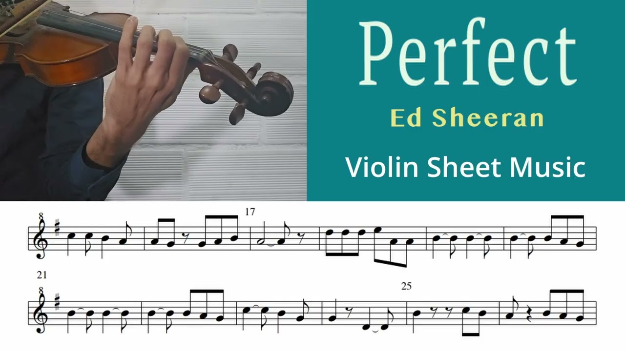 Perfect - Ed Sheeran Easy violin tutorial 