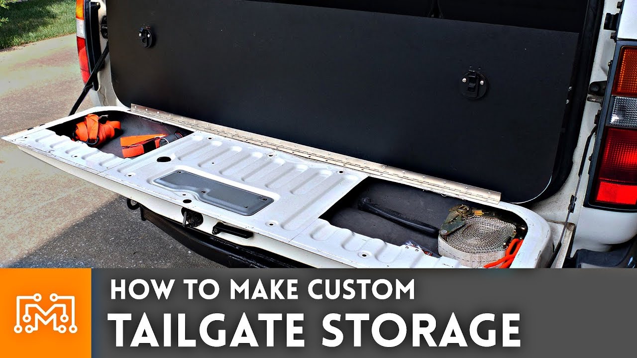 Custom Tailgate Storage Land Cruiser Youtube