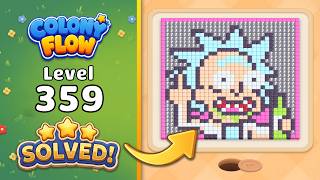 Colony Flow! - Level 359 Walkthrough 🧩 | Solution & Gameplay (ABI GAMES) 🐜