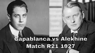 A nail in a coffin, Alekhine beat Capablanca in Capa-style