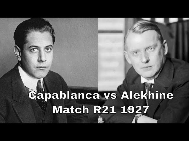 A nail in a coffin, Alekhine beat Capablanca in Capa-style