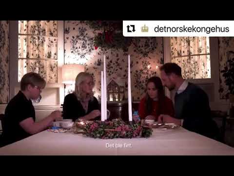 The Norwegian Crown Prince Family Wishes Everyone A Merry Christmas.