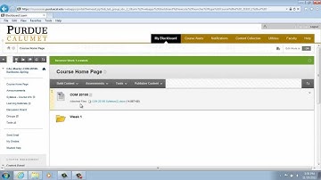 Blackboard Learn - Rearranging Menu Items