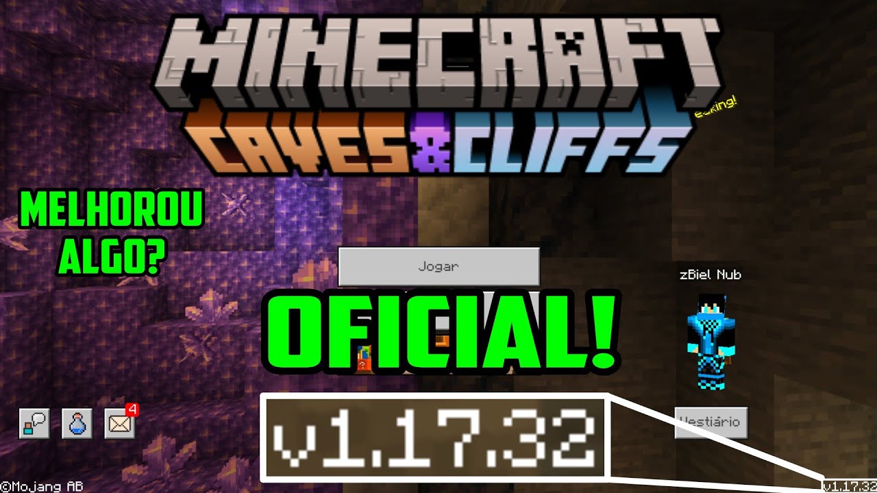 Download Minecraft PE 1.17.32 apk free: Caves & Cliffs