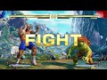 STREET FIGHTER V Sagat vs Blanka