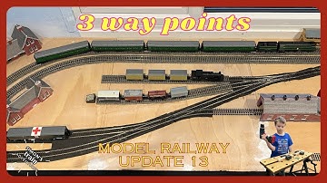 Model Railway Update 13 - installing a Peco 3 way point