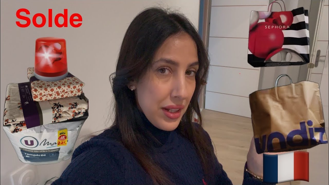 تخفيضات 🚨🇫🇷 جولة في الأسواق مشترياتي بأسعار مناسبة soldes 🆘 d’hiver