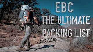 Everest Basecamp  The Ultimate Packing List