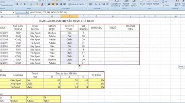 Bài 7: Hướng dẫn giải bài tập excel các hàm Hlookup, vlookup (P1)