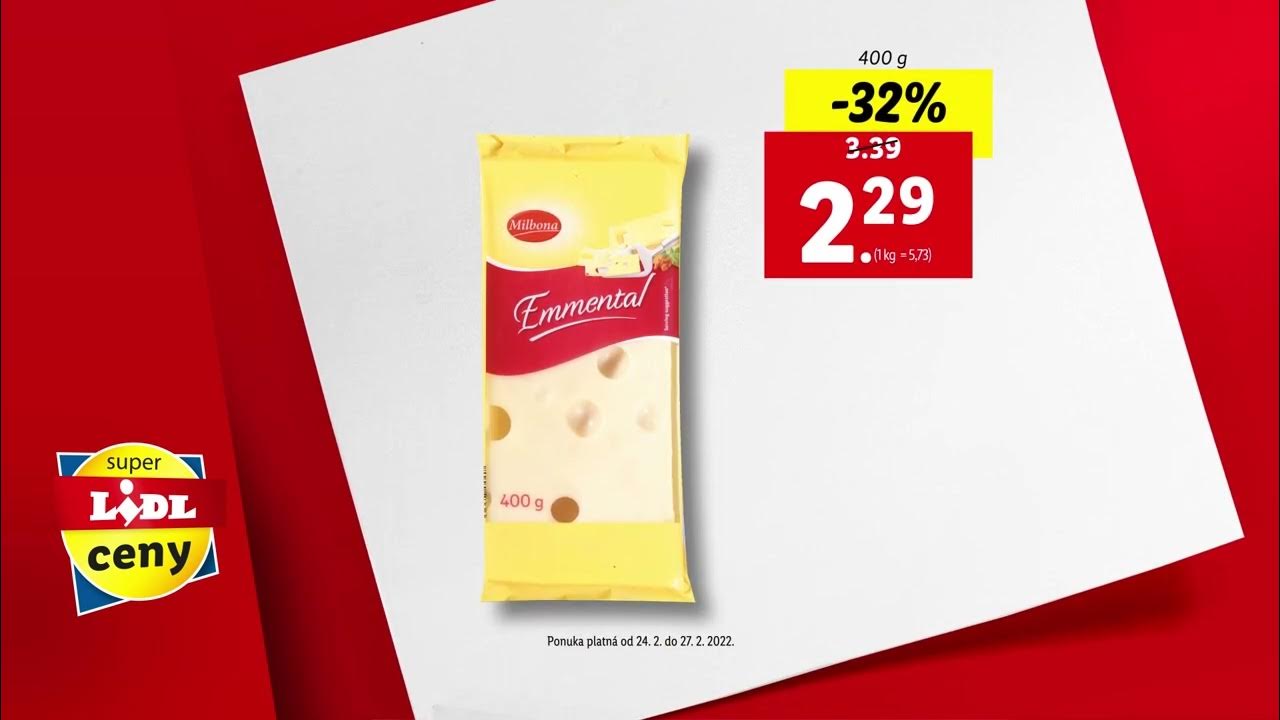 👶 Detské plienky, Ementál a Toffee & Nuts za SUPER LIDL CENY Lidl