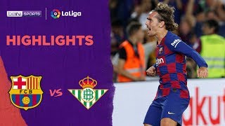 Barcelona 5-2 Real Betis | LaLiga 19/20 Match Highlights