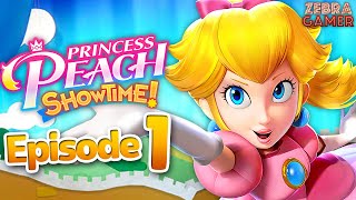 NEW Princess Peach Game! - Princess Peach: Showtime! - Gameplay Walkthrough Part 1 - Floor 1 100%!