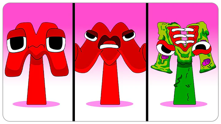 Sprunki OC M (Alphabet Lore) All Phase #sprunki #incredibox #incrediboxsprunki