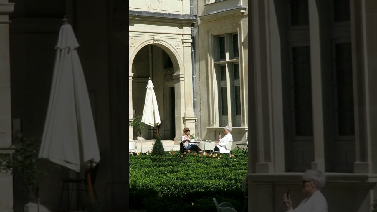 yellow tulips and quiet Parisian gardens 🍃 