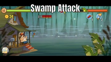 Swamp Attack - Level 1-1 Such a Nice Evening #gaming #mobilegames