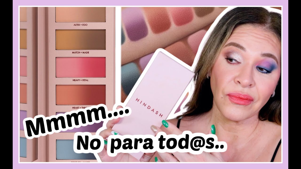 HINDASH MONOCHROMANCE Gradient Palette , Boy Tears & Manifesto Lipstick Reseña YouTube