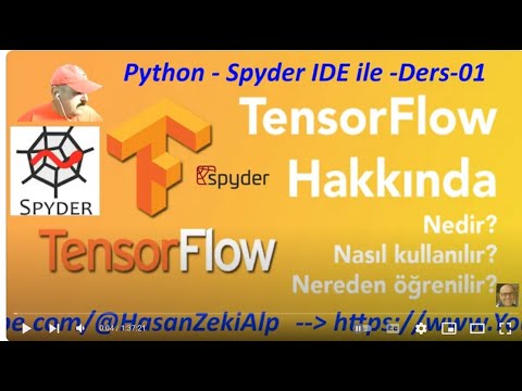 Türkçe Kaynaklara Katkı - TensörFlow - Python Modülü Tanıtımı - Ders-1