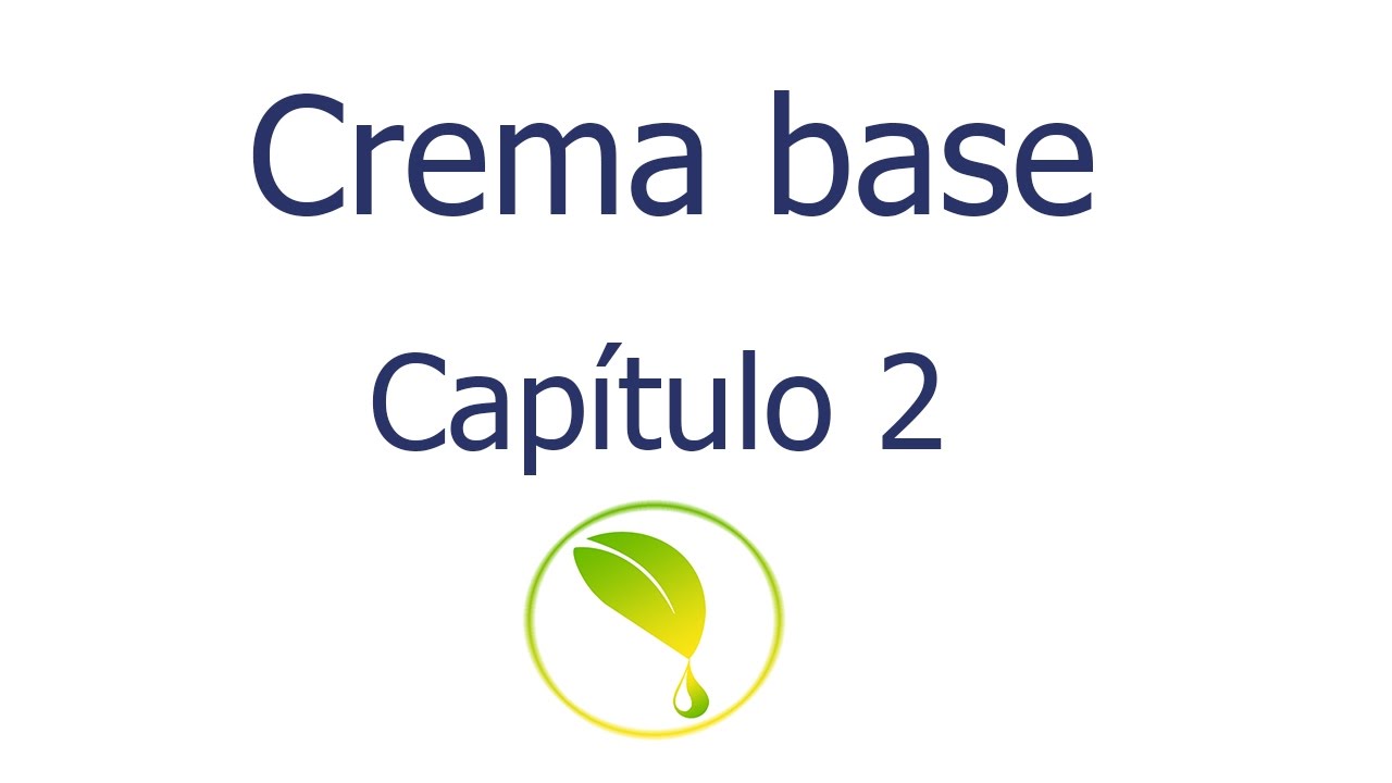 Labor unidad Separar ¿Cómo hacer una CREMA BASE CASERA desde 0? SOLO necesitas 5 INGREDIENTES .  Muy fácil. Capítulo 1 - YouTube