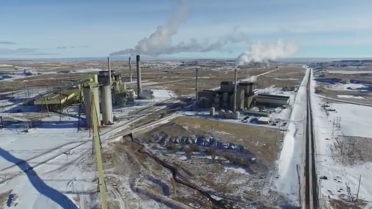 Wyodak power plant near Gillette Wyoming with Phantom 3 YouTube